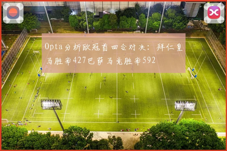 Opta分析欧冠首回合对决：拜仁皇马胜率427巴萨马竞胜率592